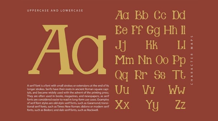 Guard Serif Font View