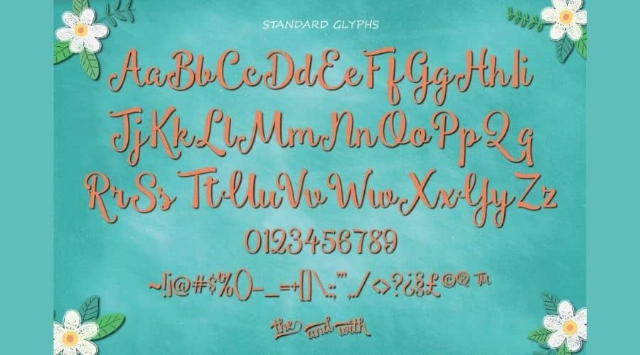Smoothie Shoppe Font View
