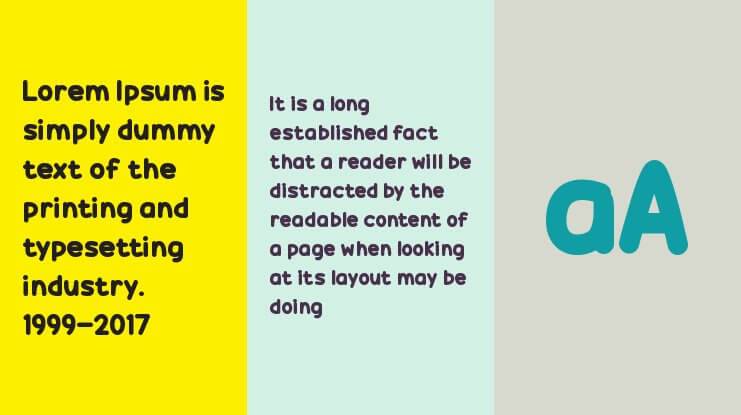 Candy Beans Font View