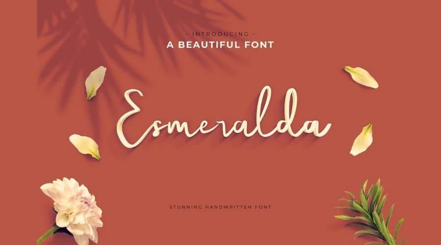 Esmeralda Handwritten Script Font Free Download