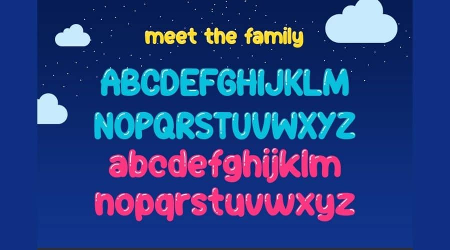 Jelly Belly Font View