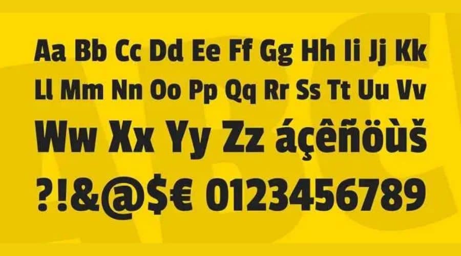 Passion One Font View