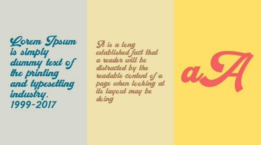 Retrofunk Script Font View