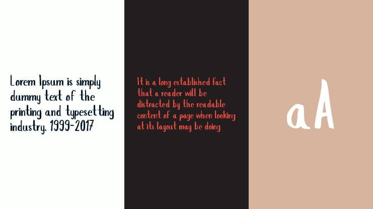 Slopes Brush Font View