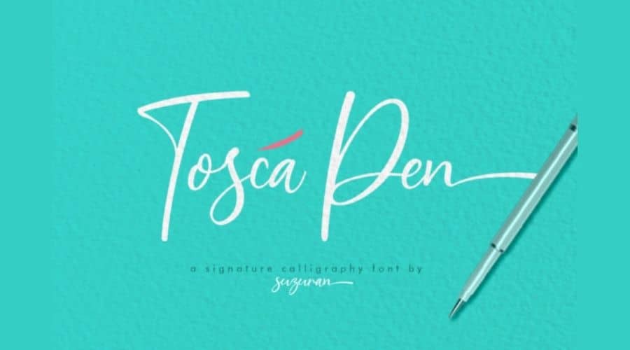 Tosca Pen Font Free Download