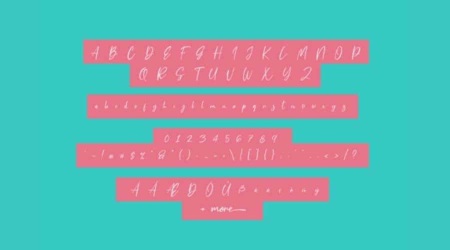 Tosca Pen Font View
