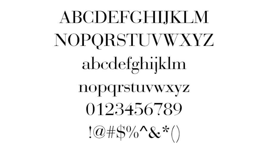 Bodoni Serif Font Free Download
