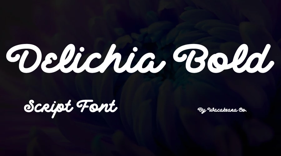 Delichia-Bold-Script-Font-Free-Download