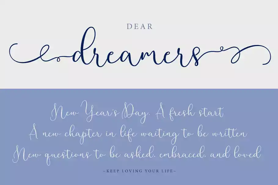 Rottarity Feminine Script Font View