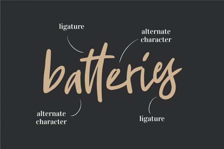 Aescudos Handwritten Font View