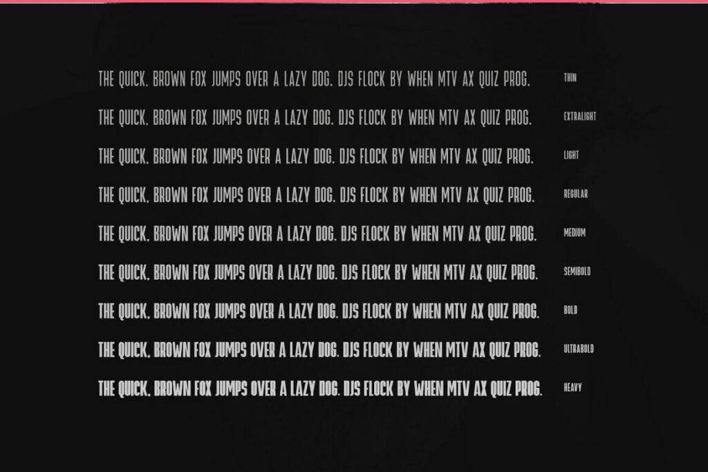 Devant Horgen Modern Typeface