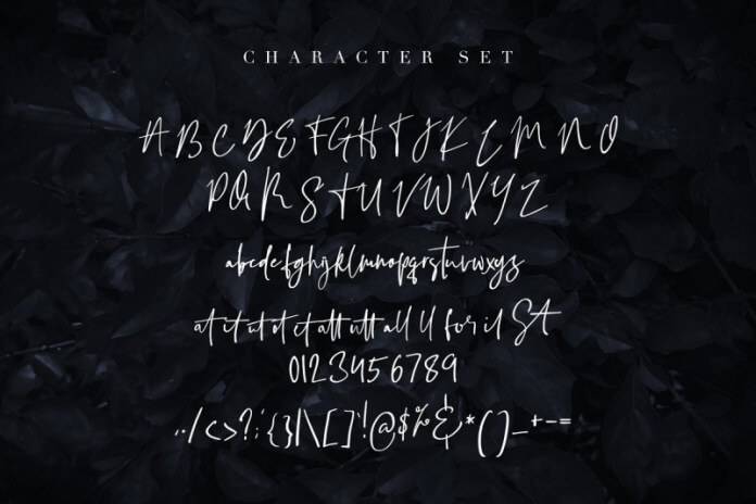 Flower for Rosalline Script Font View