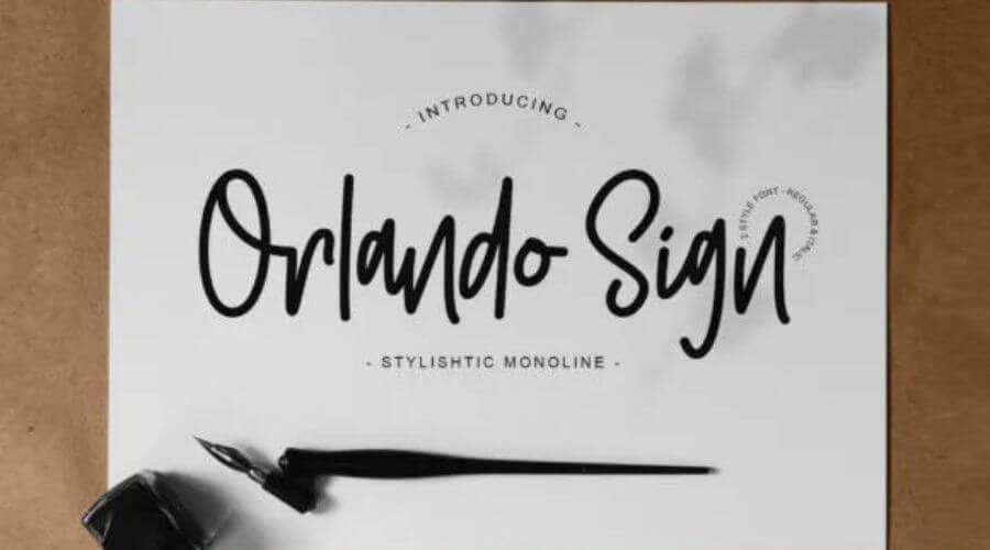 Orlando Handwritten Font Free Download