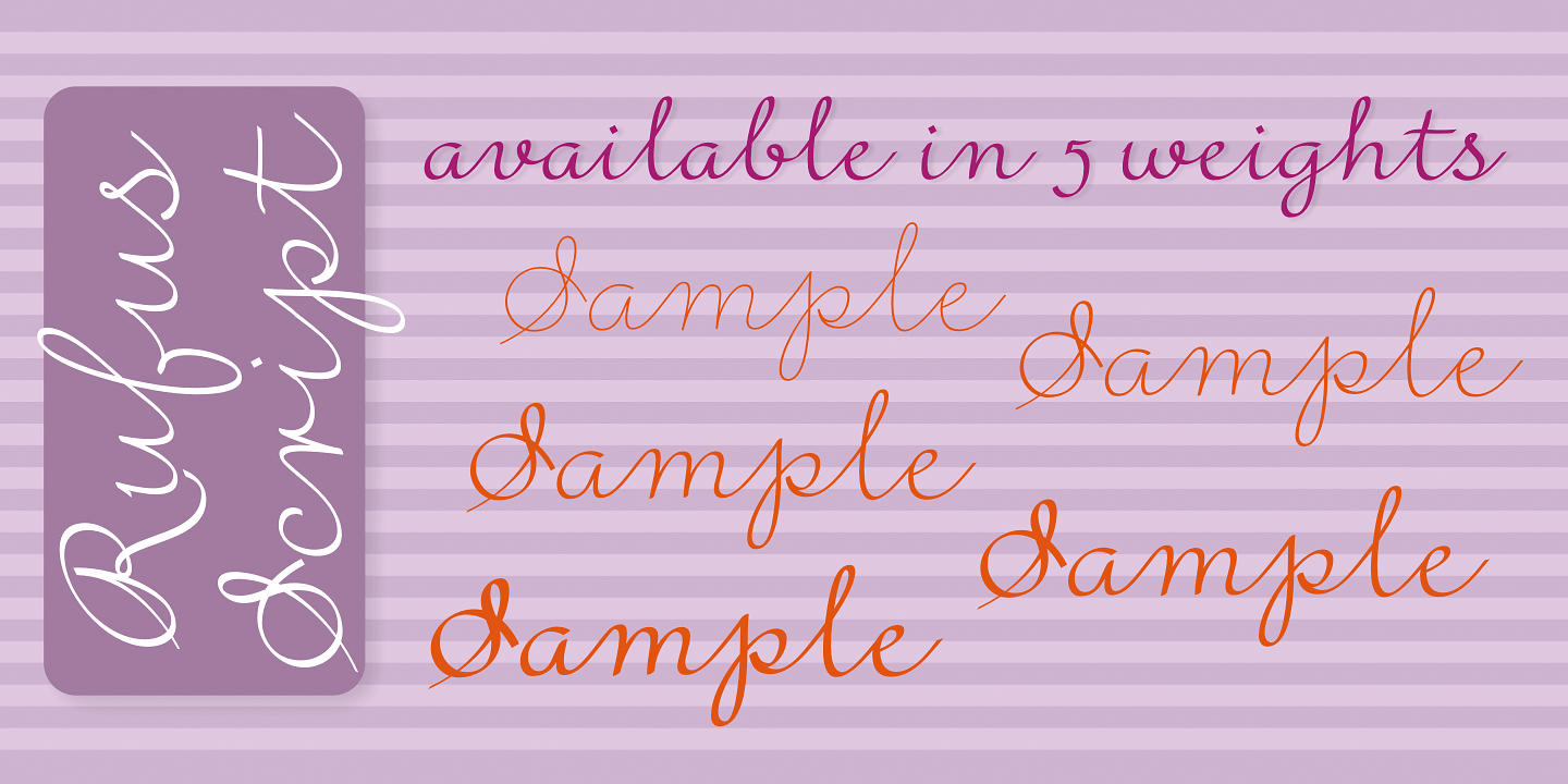 Rufus Script Font View