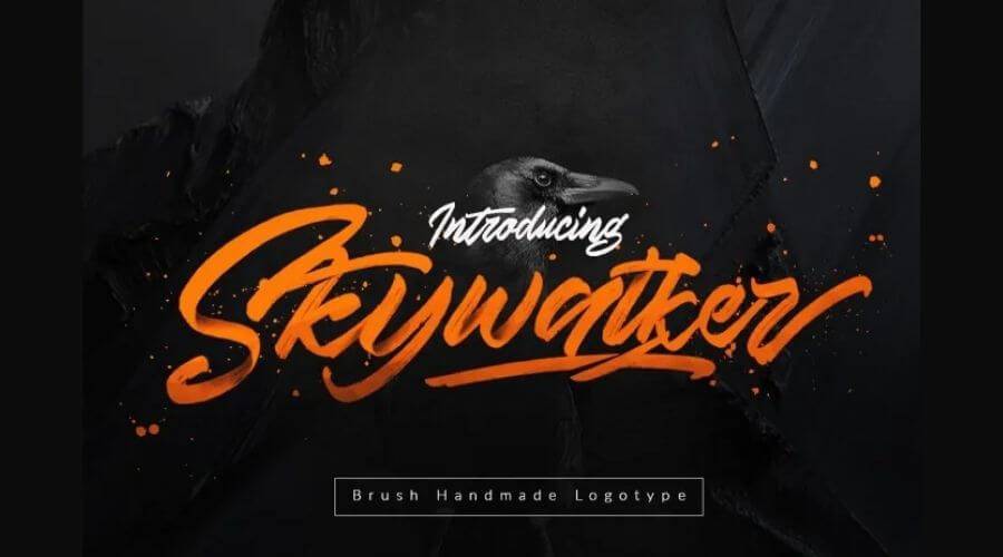 Skywalker Brush Font Free Download