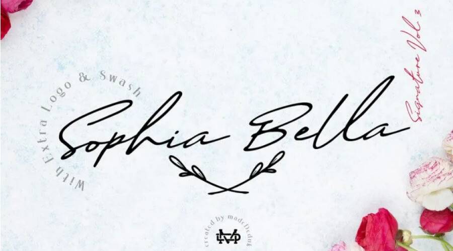 Sophia Bella Signature Font Download