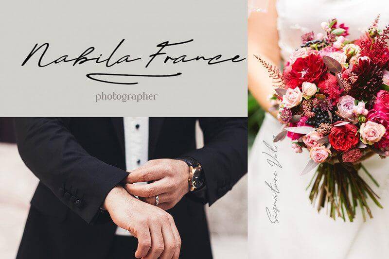 Sophia Bella Signature Font View