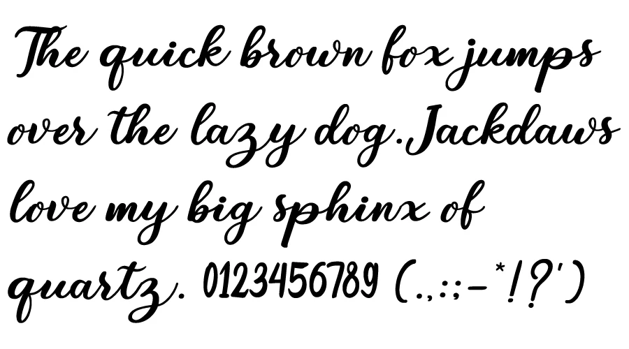 Bunny-Easter-Calligraphy-Font-Character-map