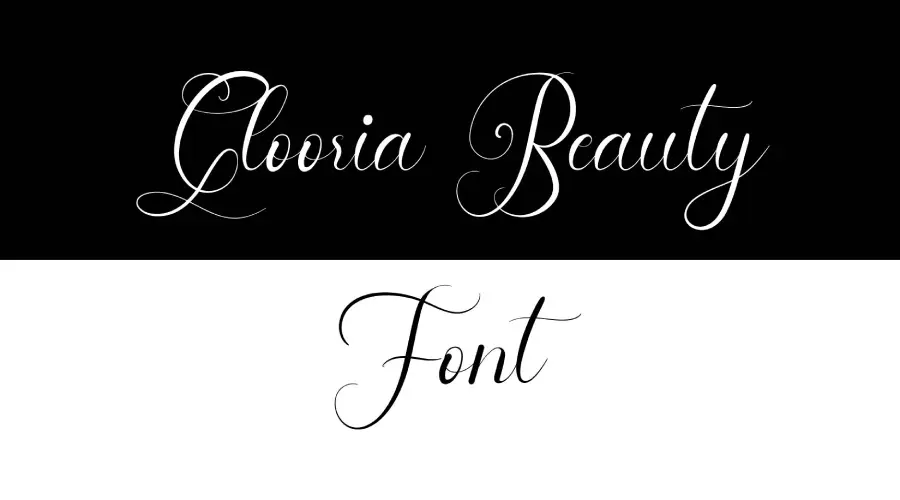 Gloria-Beauty-Font Gloria Beauty Font