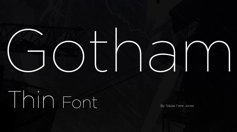Gotham-Thin-Font-Free-Download