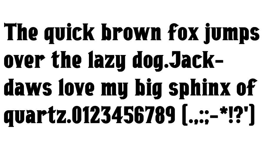 Old-Wood-Serif-Font-Character-map