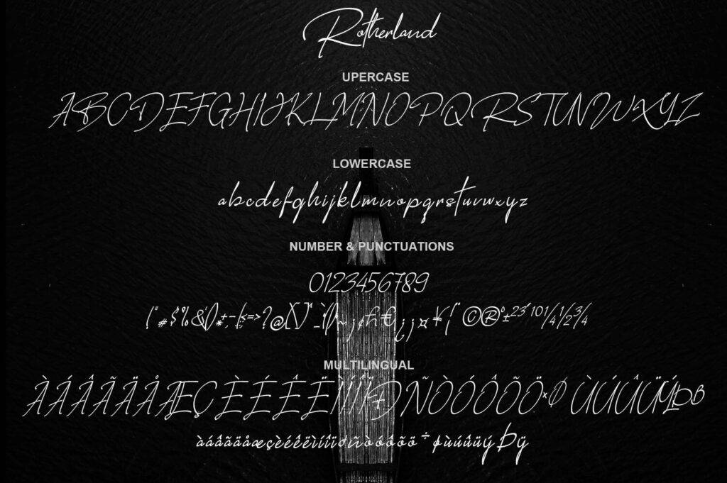 Rotherland Font View