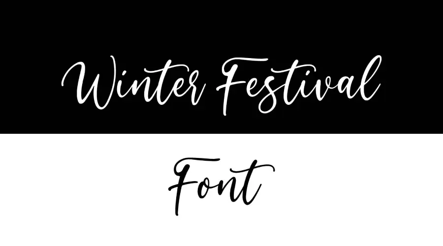 Winter-Festival-Font Winter Festival Font