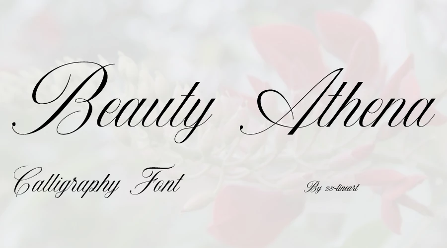Beauty-Athena-Calligraphy-Font-Free-Download