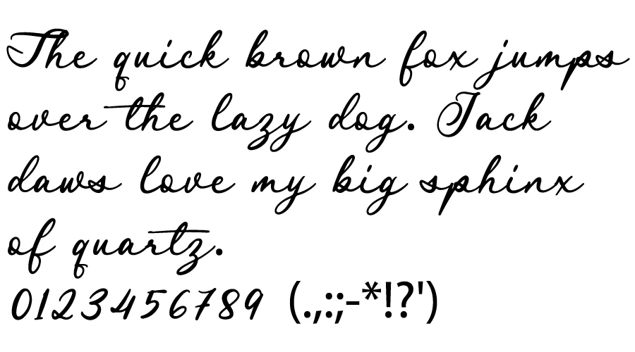 Royal-Stamford-Script-Font-Character-map