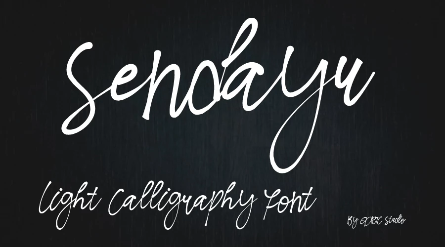 Sendayu-Light-Calligraphy-Font-Free-Download
