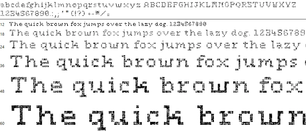 Liberta Font Family Character map