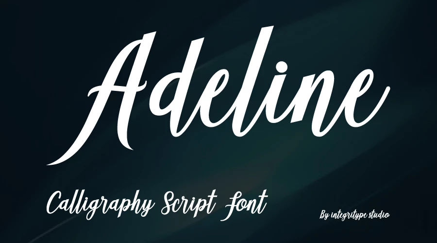 Adeline-Calligraphy-Script-Font-free Download