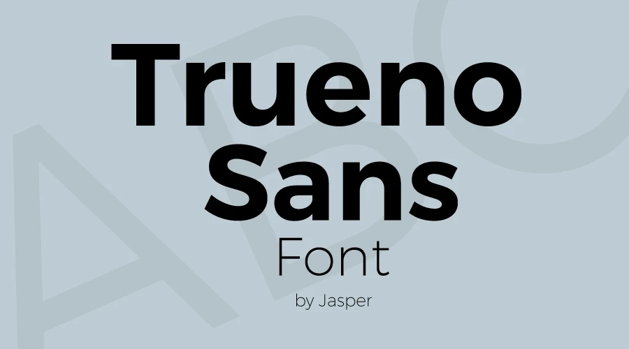 Trueno-Sans-Font-Family