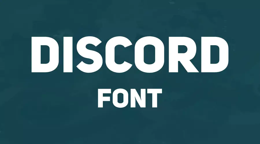 Discord Font