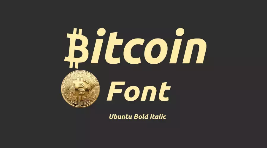 Bitcoin Font View