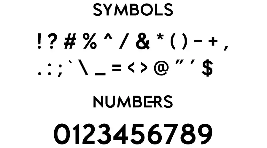 Cloudsters Regular Font Symbols