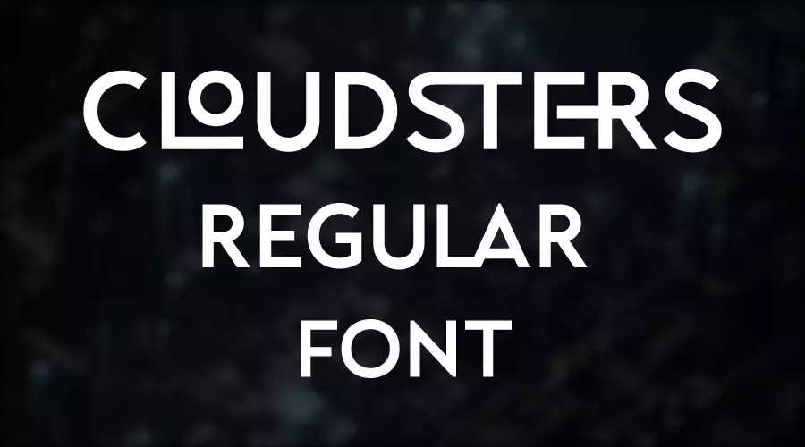 Cloudsters Regular Font
