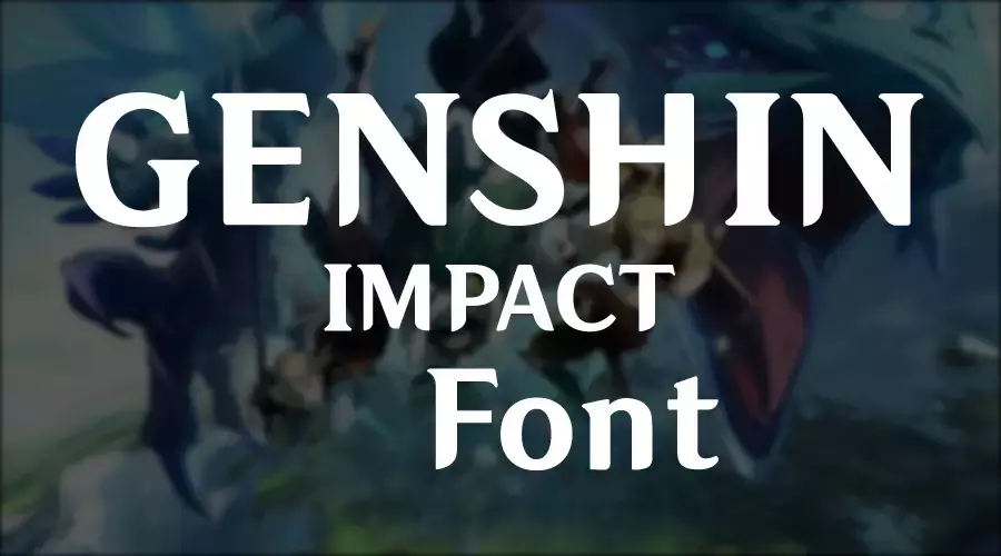 Genshin Impact Font