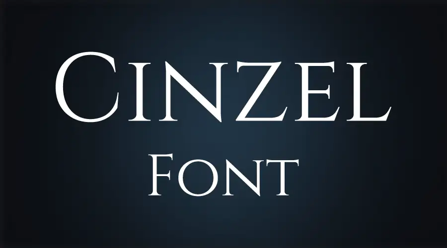 Cinzel Font