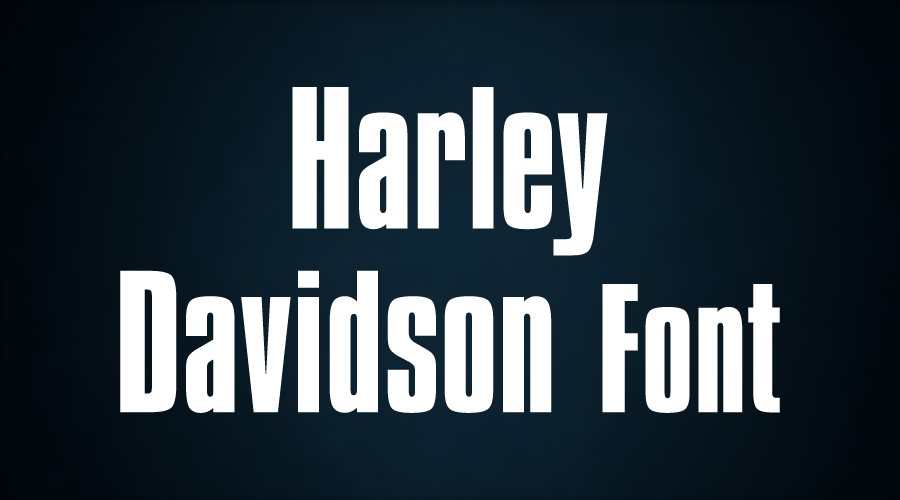 Harley-Davidson-Font