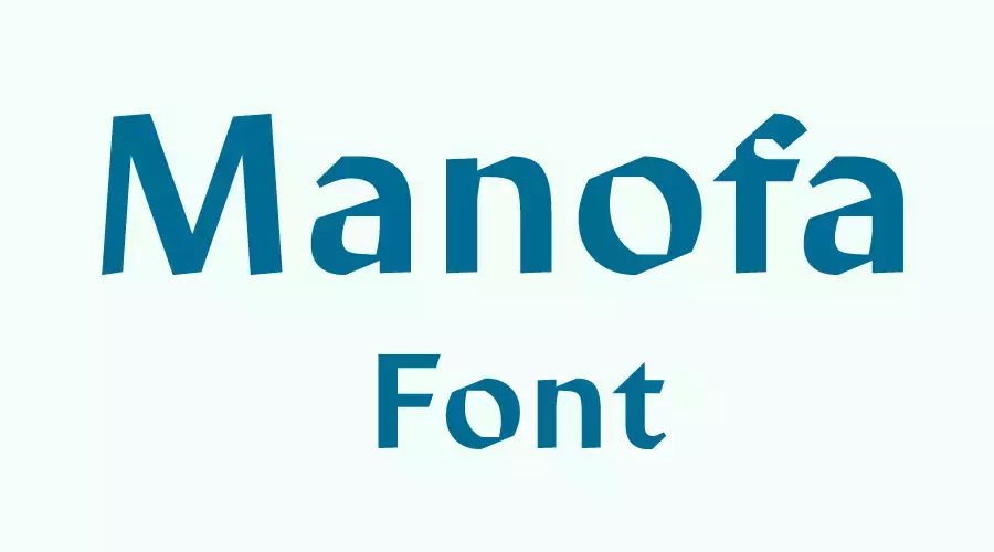 Manofa Font