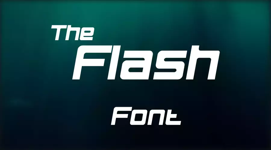 The Flash Font