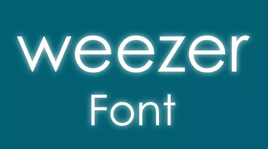 Weezer Font