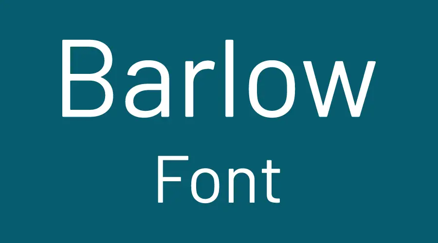 Barlow Font