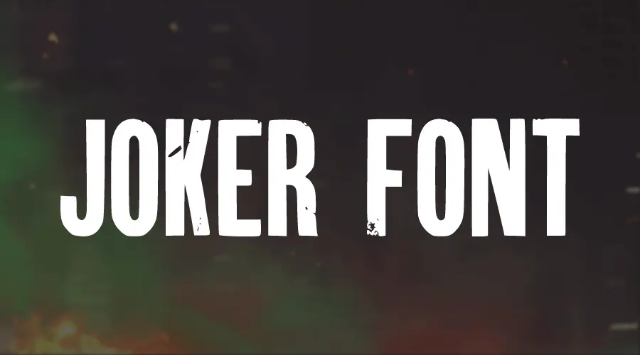 Joker Font