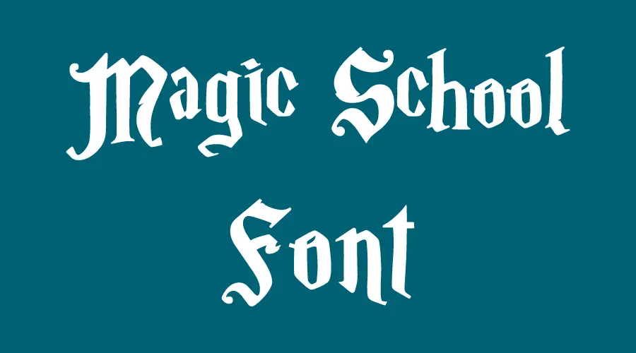 Magic-School-Font Magic School Font