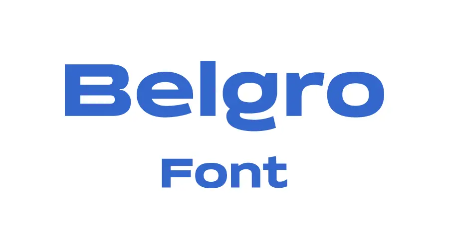 Belgro-Font Belgro Font