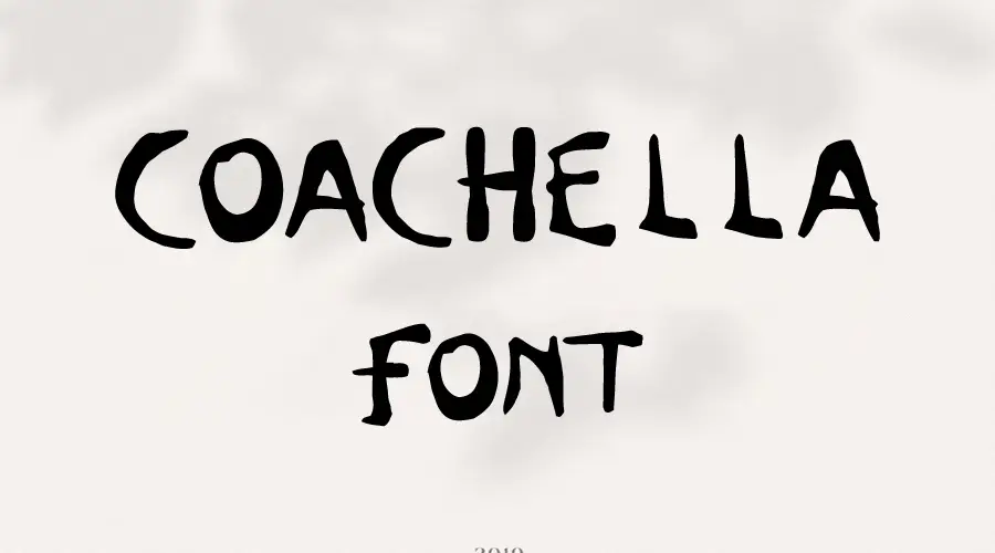 Coachella Font