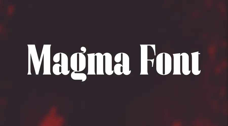 Magma Font