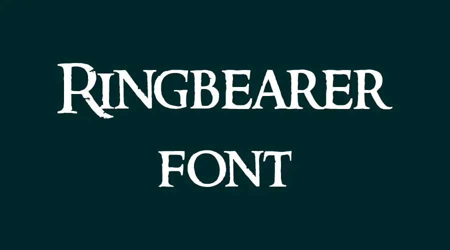 Ringbearer Font